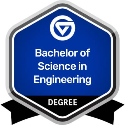 Example badge for degree of Bachelor of Science in Engineering